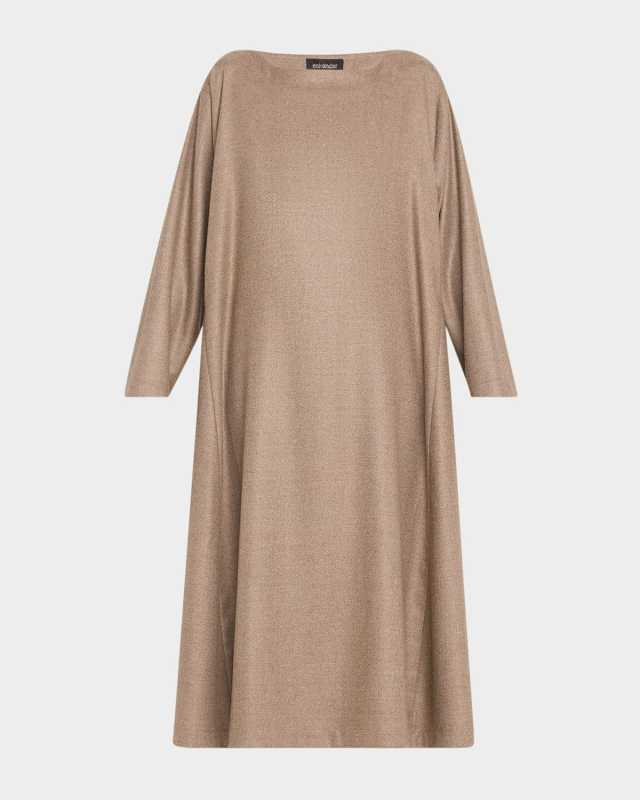 Caucasus Scoop-Neck Knit Dress